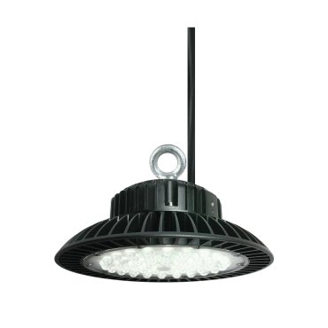 ONE Light Industrial LED UFO - plafonnier/mural extérieur - Ø 27 x 17 cm - 150W LED inclus - IP65 - noir