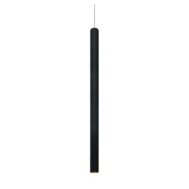 ONE Light LED Suspension Tubes - lampe suspendue - Ø 2,6 x 180 cm - 6W LED inclus - noir