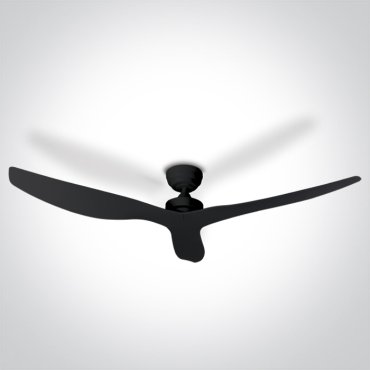 ONE Light Classic Fan Range - ventilateur de plafond - Ø 132 x 28 cm - noir