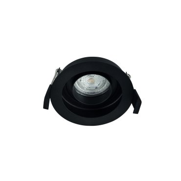 Nova Luce Cedi - spot encastrable - Ø 100 mm, Ø 95 mm encastrable - noir sable
