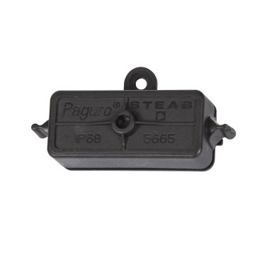 VK Lighting boîte de jonction étanche bipolaire 1 entrée / 1 sortie - 4 x 2,7 x 1,75 cm - IP68 - noir