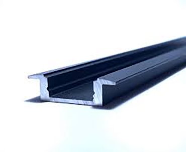Profil LED - 2,5 x 0,7 cm - noir