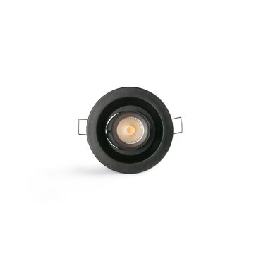 Faro Kope - spot encastrable - Ø 85 mm, Ø 68 mm dimension d’encastrement - 7W LED incluse - noir