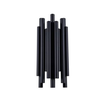 Maxlight Organic - applique murale - 19 x 10 x 43 cm - 8 x 1W LED dimmable inclus - noir