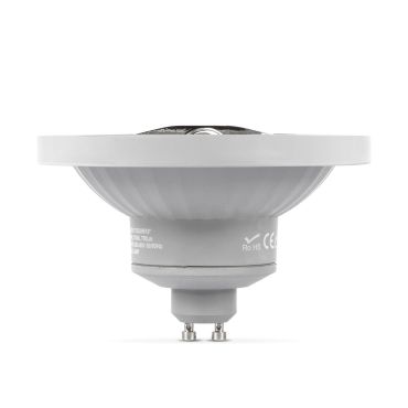 VK Lighting Ampoule LED - Ø 11,1 x 6,8 cm - GU10 - 12W LED inclus dimmable - 2700K - 45° - blanc