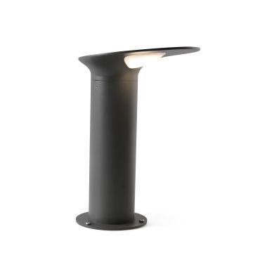 Faro Lotus - lampe de jardin - 22,5 x 22,5 x 35 cm - 18W LED inclus - IP65 - gris foncé
