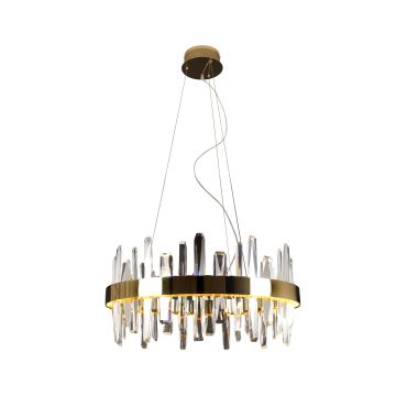 Maxlight Prince - lustre - Ø 60 x 150 cm - 31W LED inclus - or