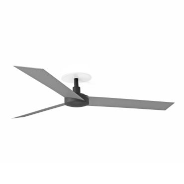 Faro Cruiser L - ventilateur de plafond avec rosace encastrée - Ø 132 cm - noir mat et aluminium