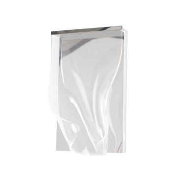 Maxlight Silk - applique murale - 25 x 10 x 40 cm - 2,4W LED inclus - chrome