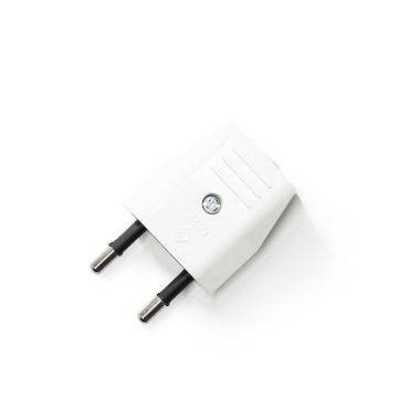 Creative Cables Schuko - fiche sans mise à la terre - 230V - blanc