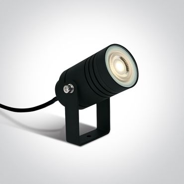 ONE Light GU10 Garden - spot au sol sur pointe - Ø 13,2 x 11,2 cm - IP65 - noir