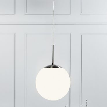Nordlux Cafe - lampe suspendue - Ø 30 x 224 cm - blanc opale