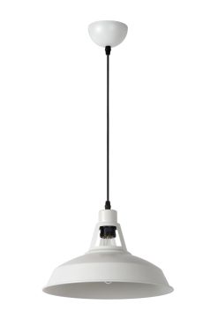 MODÈLE D’EXPOSITION - Lucide Brassy-bis - lampe suspendue - Ø 31 x 149 cm - blanc