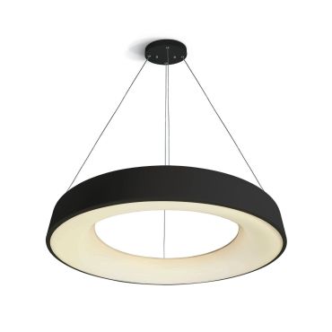 ONE Light LED Suspension Rings - lampe suspendue - Ø 78 x 150 cm - 80W LED inclus - noir