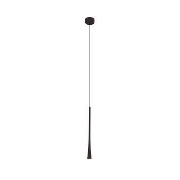 Maxlight Coffee 40 - lampe suspendue - Ø 3 x 140 cm - 7W LED inclus - noir