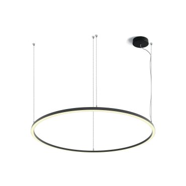 ONE Light LED Circle Rings - lampe suspendue - Ø 180 x 300 cm - 100W LED inclus - noir