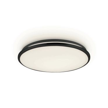 ONE Light LED Plafo Range - plafonnier - Ø 38 x 5,7 cm - 30W LED inclus - noir