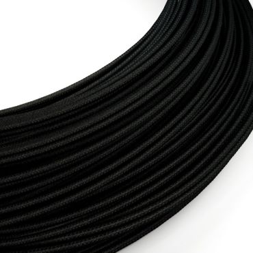 Creative Cables - rouleau de cordon textile pour max 48V et 2A - par mètre - noir
