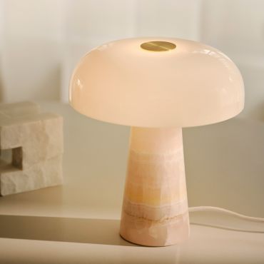 Design for the People Glossy Mini - lampe à poser - Ø 22,3 x 24,3 cm - rose