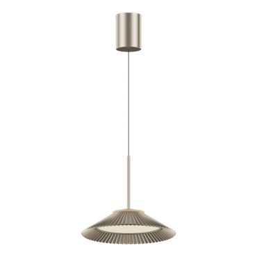 VK Lighting Amelie - lampe suspendue - Ø 30 x 325,2 cm - 18W dimmable LED inclus - or champagne
