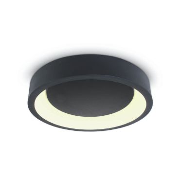 ONE Light LED Decorative Plafo - plafonnier - Ø 60 x 13,2 cm - 42W LED inclus - anthracite