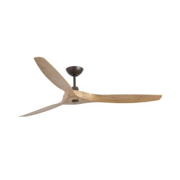 Faro Morea - ventilateur de plafond avec télécommande et minuterie - Ø 152 cm - brun