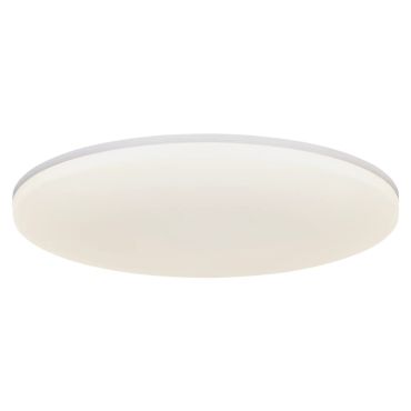 Nordlux Vic - plafonnier - Ø 22 x 4 cm - 18W LED inclus - IP21 - blanc - couleur de lumière blanche (4000K)