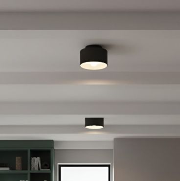 VK Lighting Eos - spot en saillie - Ø 13 x 9 cm  - noir