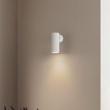 Nova Luce Comet - applique murale -  4 x 10 x 7 cm -  blanc sable