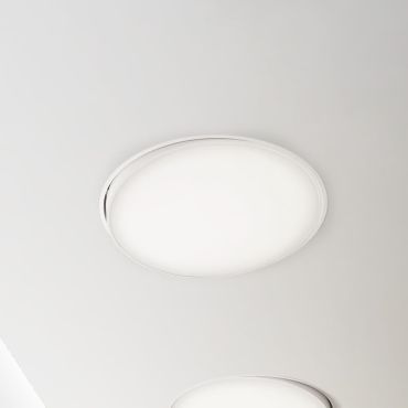Nova Luce Perfect Profile Trimless - spot encastré - Ø 840 mm, 830 mm encastré - 80W LED dimmable inclus - 3000K - blanc