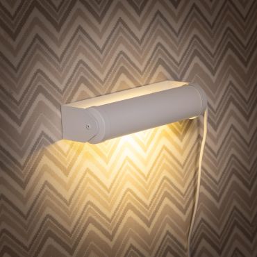 ETH Rondo - applique murale avec interrupteur - 5 x 8,5 x 24 cm - blanc