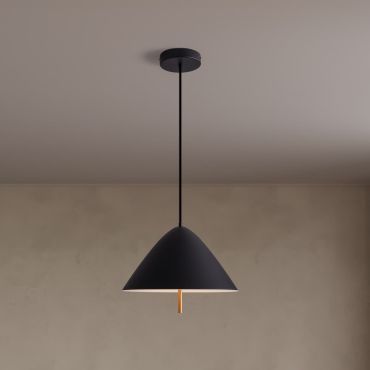 Nova Luce Oros - lampe suspendue - Ø 40 x 150 cm - 17W LED inclus - noir sablé