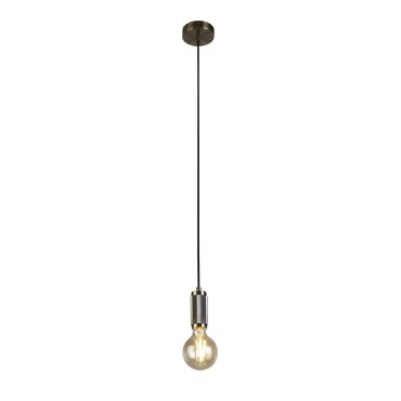 Searchlight - lampe suspendue - Ø 10 x 300 cm - laiton et or