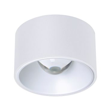 VK Lighting Fozy - spot de surface - Ø 9,5 x 5,5 cm - LED dimmable 20 W incluse - IP54 - blanc