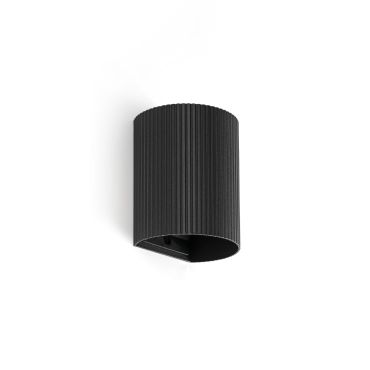 Faro Sole I - applique murale - 8 x 10 x 6,5 cm - noire