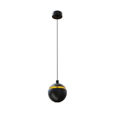 Maxlight Cometshine - lampe suspendue - Ø 9,5 x 150 cm - 8W LED inclus - noir
