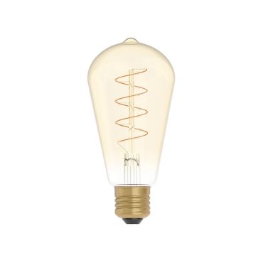 Lampe à filament LED Creative Cables - Ø 6,4 x 14,9 cm - E27 - 4W dimmable - 1800K - ambre