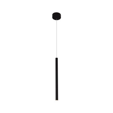 Maxlight Organic - lampe suspendue - Ø 2,5 x 190 cm - 1W LED inclus - noir