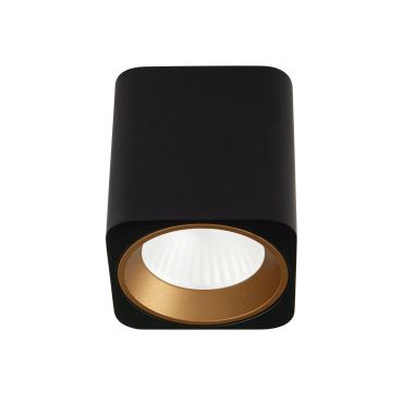 Maxlight Tub - plafonnier - 6 x 6 x 6,5 cm - 7W LED inclus - noir
