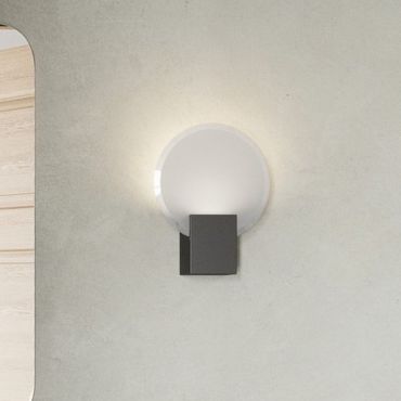 Nordlux Hester - applique murale - 20 x 9,25 x 25,5 cm - fonction Moodmaker à 3 niveaux - LED 9,5W inclus - IP44 - noir