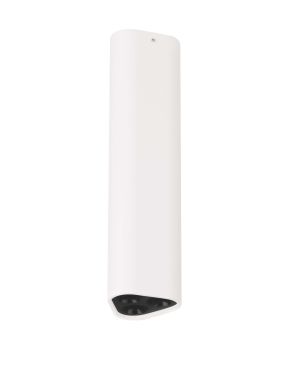 Nova Luce Etho - plafonnier - 5 x 20 x 5 cm - 6W LED inclus - blanc sablé et noir