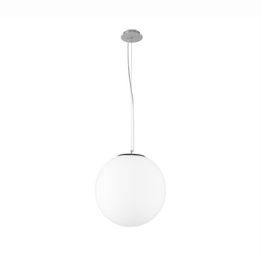 Nova Luce Nevoso - lampe suspendue - Ø 30 x 130 cm - opale
