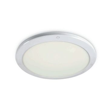 ONE Light Ultra Slim LED Panel Plafo - plafonnier - Ø 45 x 1,8 cm - 38W LED inclus - IP40 - blanc - couleur de lumière blanc chaud