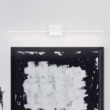 Nova Luce Azure - applique murale - 6,9 x 11,8 x 90,5 cm - 21W LED inclus - blanc sable