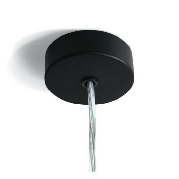 ONE Light - rosace ronde - Ø 8 x 2,5 cm - noir