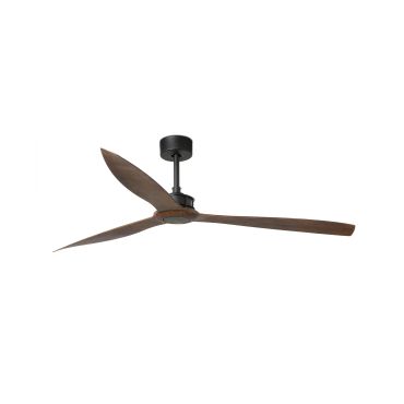 Faro Just Fan - ventilateur de plafond avec télécommande - Ø 178 cm - brun et noir mat