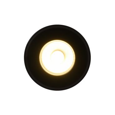 Nordlux Rosalee - spot encastré - Ø 86 mm, encastré Ø 68 mm - 7W LED inclus - dim to warm - IP65 - noir