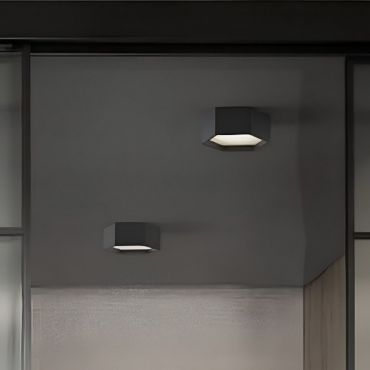 Nova Luce Samba - plafonnier - 25 x 10 cm - LED 10W inclus - noir sable