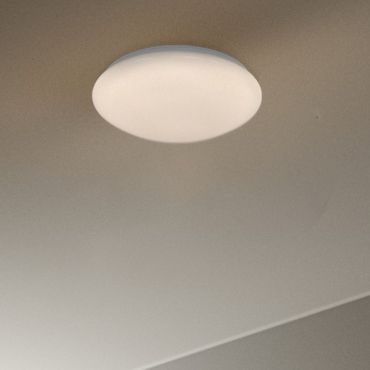 Nordlux Montone - plafonnier - Ø 30 x 9,5 cm - 10W LED inclus - IP44 - blanc
