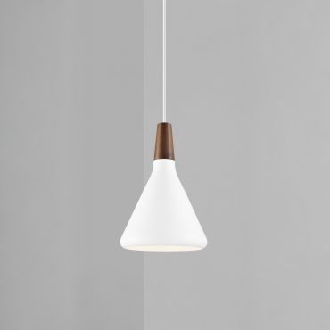 Design for the People Nori 18 - lampe suspendue - Ø 18 x 35,5 cm - blanc